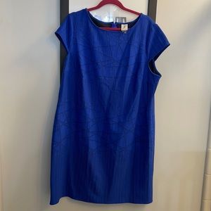 Julia Jordan fitted royal blue dress 22W